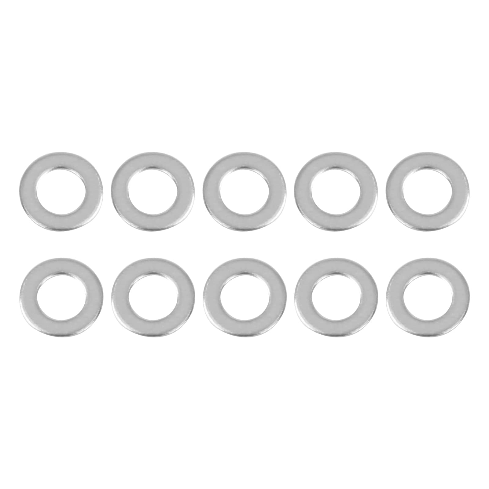 DTGN 4mmx8mmx0.8mm(IDxODxT) 304 Stainless Steel Flat Washers, 100Pack, Good for Industrial Machinery, Flat Ring Gaskets