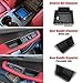 Compatible with Porsche Macan Door Storage Box 2014-2023 Compatible with Porsche Macan Center Console Organizer 2014-2023 for Porsche Macan Accessories for Porsche Macan S/T/GTS