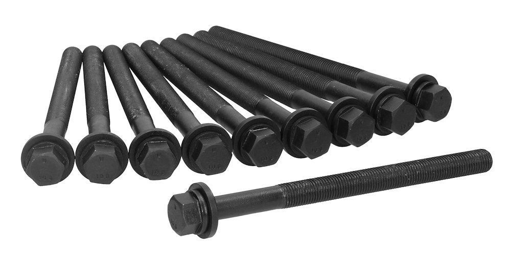 Écrou Et Boulon ELRING 649.390 - Filetage M10, Longueur 123 Mm, Pas 1.5 Mm, Pour Renault, Dacia, Nissan