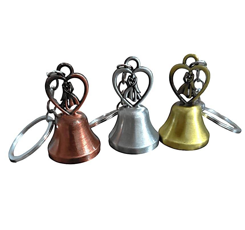 Image of Guardian Bell KeyChain Tibetan Key Chain Good Luck Key Chain