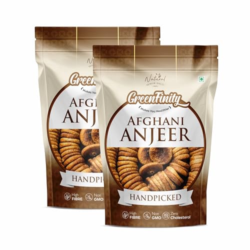 Image of GreenFinity Premium Afghani Anjeer - 1Kg | Dried Figs | Vacuumed Pack [All Premium].