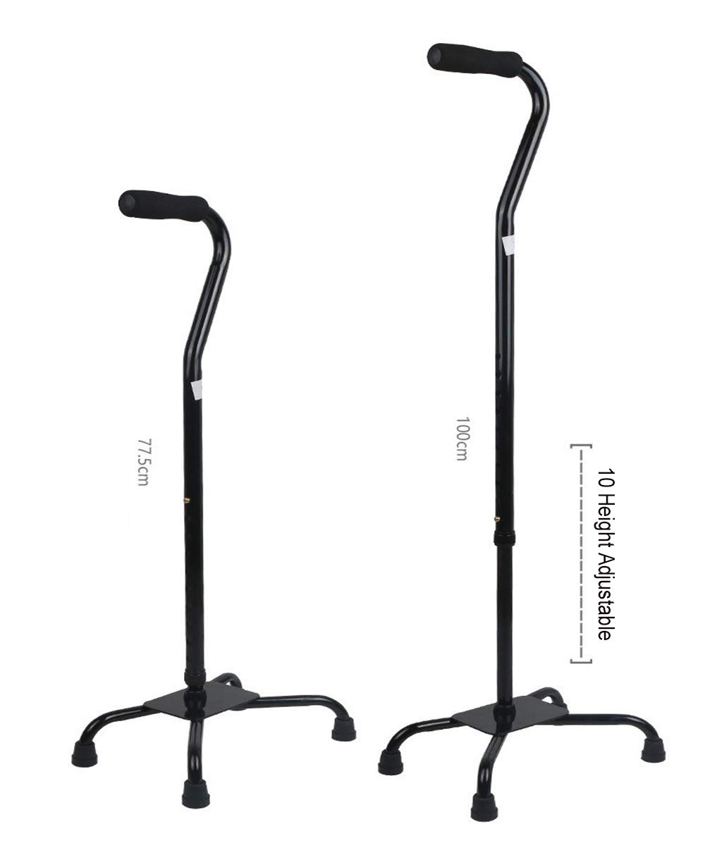 Muletas Ergonómicas para Antebrazo, Muletas de Aluminio Regulables en Altura, Muletas para Codo Azul, Bastones Plegables