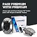 Wagner ThermoQuiet QC1083 Ceramic Disc Brake Pad Set