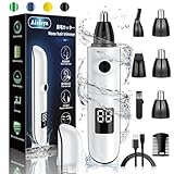 鼻毛カッター メンズ 2024革新 USB充電式 LCD画面 1台多役 エチケットカッター 眉毛シェーバー 電動 鼻毛切り 耳毛カッター 電動シェーバー 低騒音 水洗い可能 小型 持ち運び便利 男女兼用 日本語説明書