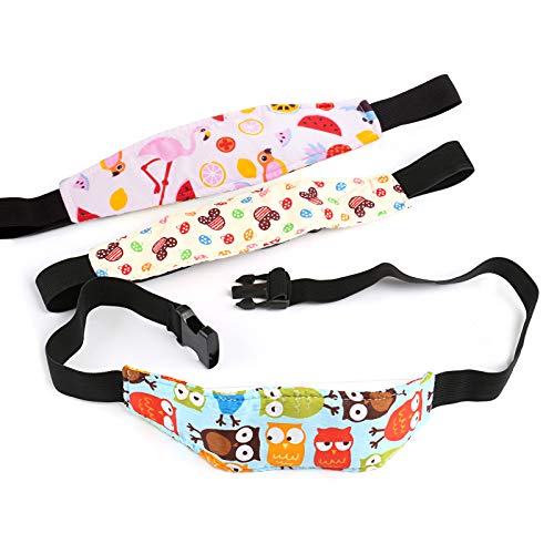 Miniatura 3 de Kesote 3 Soporte Seguridad Para Cabeza De Niños Cinturón Ajustable Para Silla De Coche Correa De Seguridad Para El Asiento Del Coche