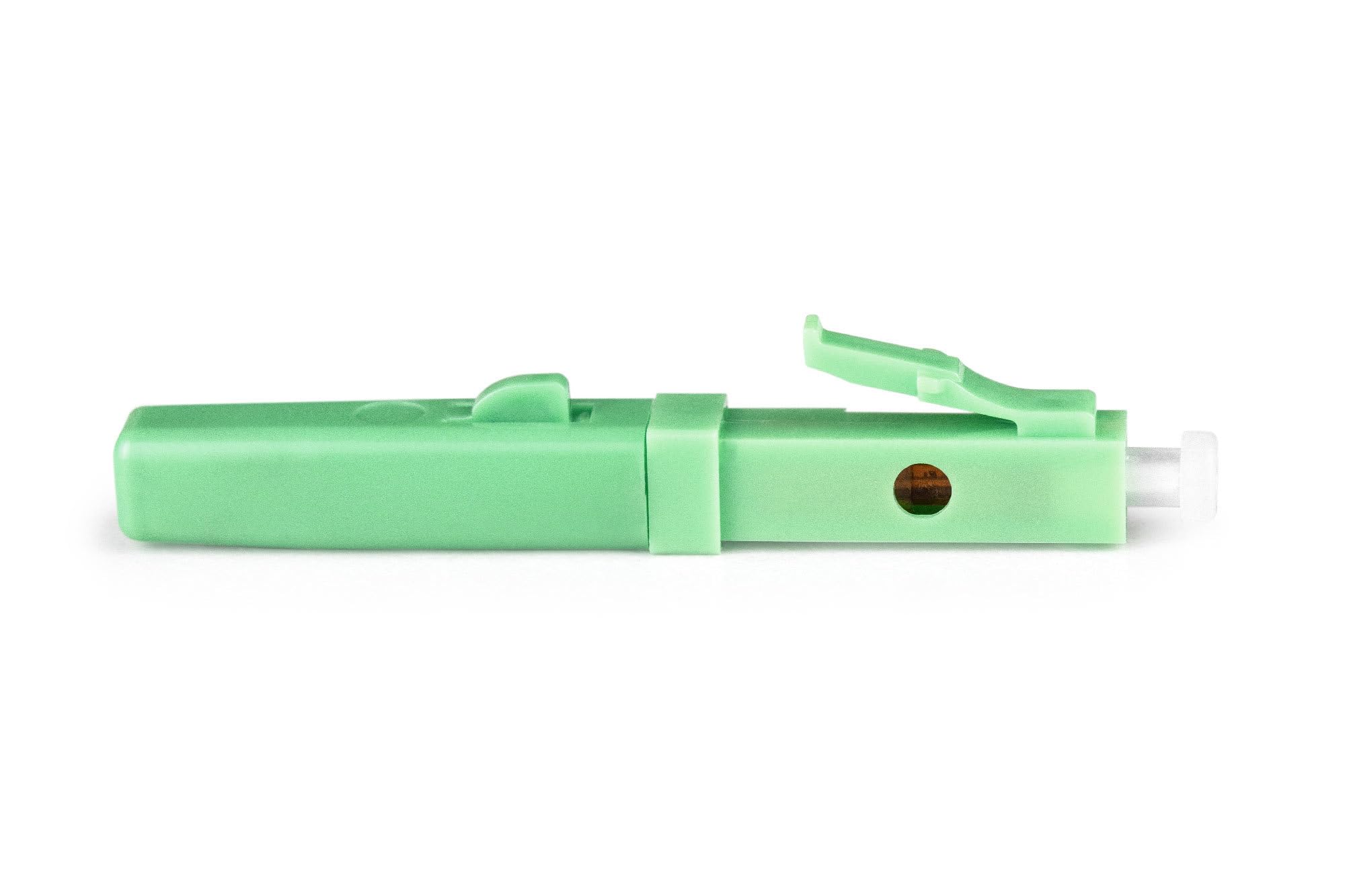 DIGITUS connecteur réseau fibre optique - coupleur LC/APC - fibre optique monomode - 10 pièces - longueur 50 mm - vert