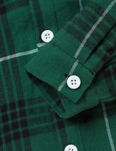 Image of Fuermos Toddler Baby Boys Clothes Flannel Lattice Button Down Hooded Tops +Pants Boys Fall Winter Outfits