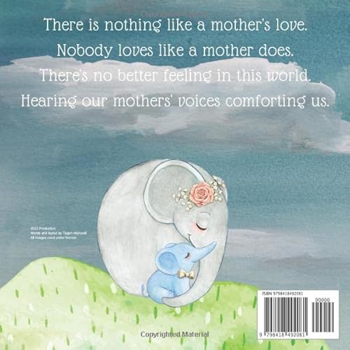 My Very Own Gift from Heaven: Cute Watercolor Elephant Themed Baby Story Book for Infants 0-6 Months