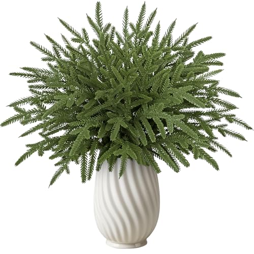 DEMIUKO 40 STK Künstliches Tannenzweige Weihnachts Deko Zweige 35CM...