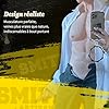 SMITIZEN Silicone Combinaison Musclée Hommes Poitrine Manches Courtes Torse Réaliste Hommes Ventre Costume Cosplay Halloween Carnaval (brun clair) #1