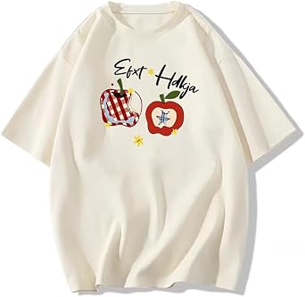 Women Harajuku Graphic T-Shirt Y2K Aesthetic Oversized Tee Grunge Emo Clothes Vintage Streetwear Baggy Short Sleeve Top