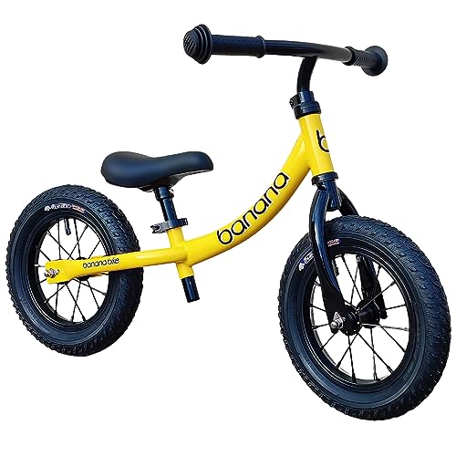 Image of banana bike Balance Bike - Lightweight Toddler Bike - No Pedal with Adjustable Handlebar and Seat - Ideal Training Bicycle for Kids - Multiple Colors