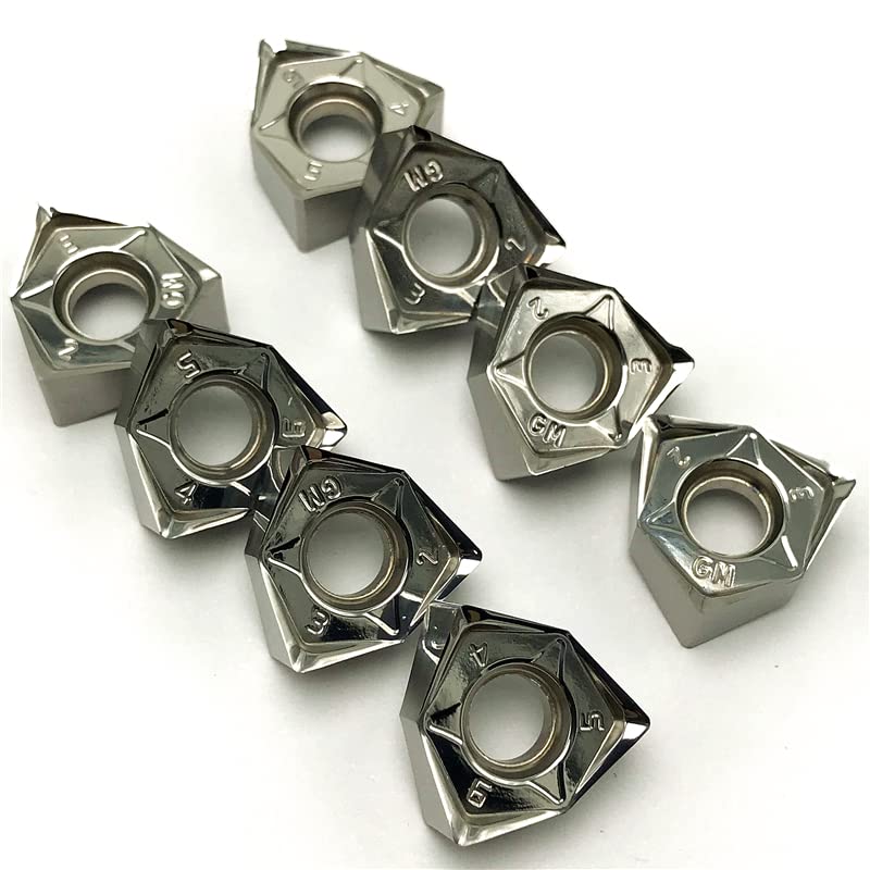 10 piezas WNMU Milling Indexable Insert para CNC miniatura 3