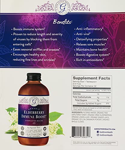 God Given Health Elderberry Immune Boost #TOP4