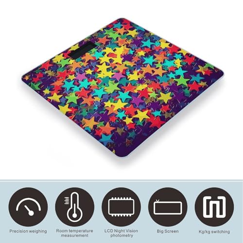 Báscula digital de baño de vidrio templado Many Stars miniatura 3