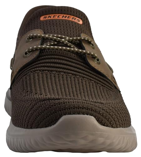 Skechers Men's Slip-Ins: Delson 3.0- Roth Shoes, Chocolate, 8 M US