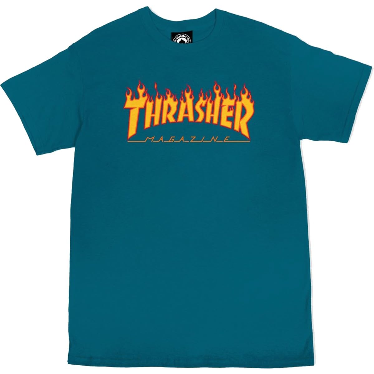Magazine Flame Galapagos Blue Men's Short Sleeve T-Shirt - Small