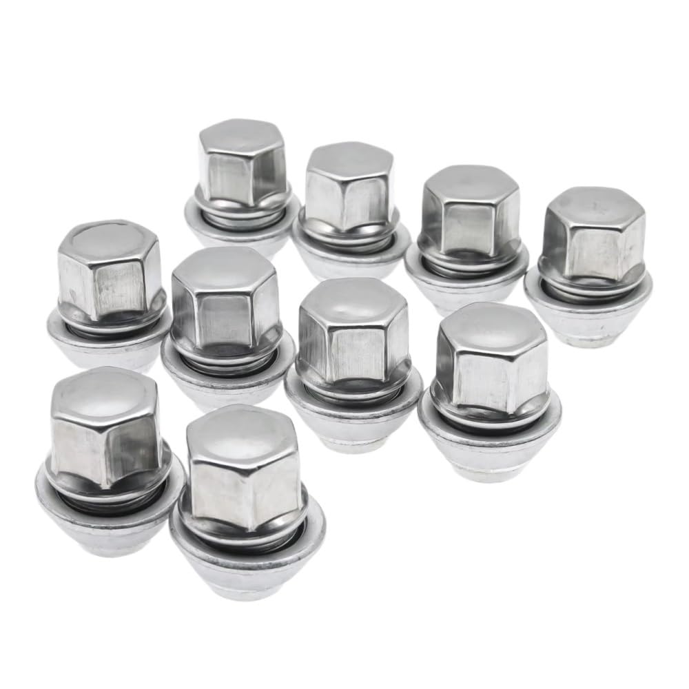 Tuercas de rueda de 19 mm para Ford Kuga 2008 a 2012 tornillos de llanta de acero 7