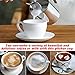 COLIBYOU Manual Milk Frother, Stainless Steel Hand Pump Milk Foamer, Handheld Milk Frothing Pitchers,Manual Operated Milk Foam Maker For Cappuccions and Coffee Latte 14-Ounce/400ml