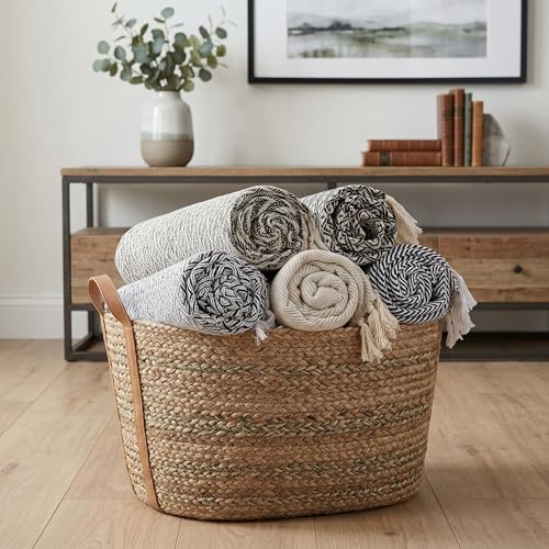 Americanflat Überwurfdecke aus weicher und atmungsaktiver Baumwolle, für Couch, Bett, Stuhl, dekorative Decken, perfekt für Zuhause… – Ansicht 5