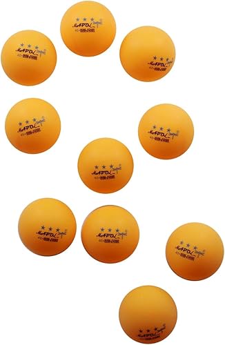 Miniatura 5 de MAPOL Paquete de 50 pelotas de ping pong de alta calidad naranja de 3 estrellas para entrenamiento avanzado