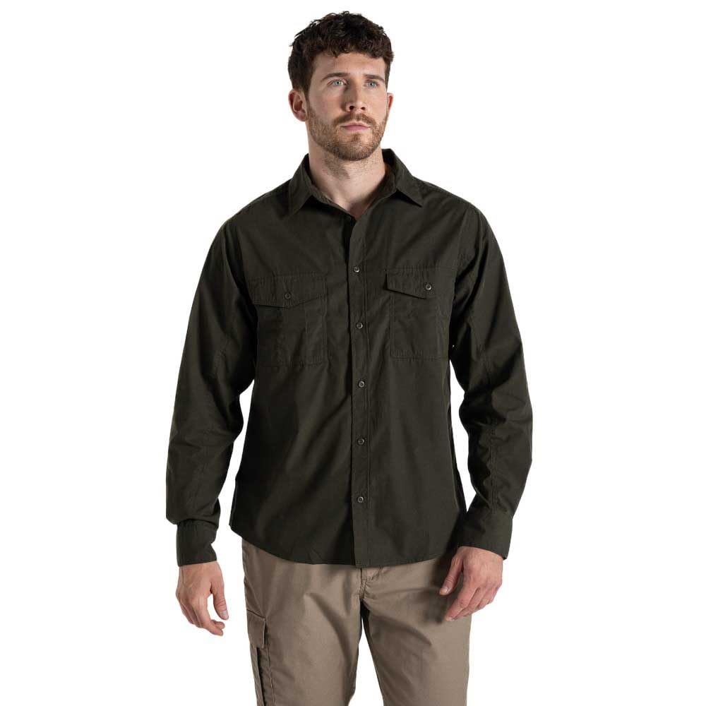 Craghoppers Herren Expert Kiwi Langarmshirt Hemd mit Button-Down-Kragen (1er Pack)