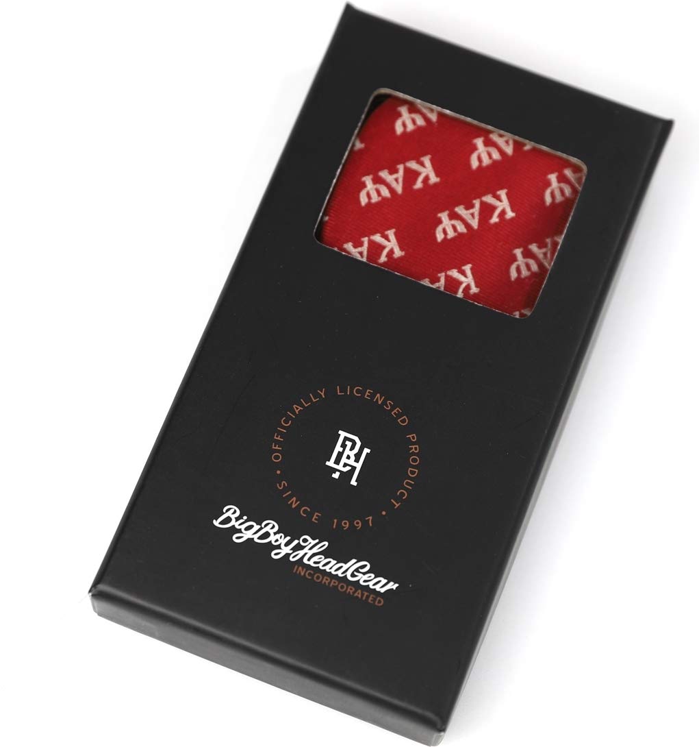 TCEShop Big Boy Kappa Alpha/? Psi Divine 9 Mens Bowtie [Crimson Red] - ID#5199