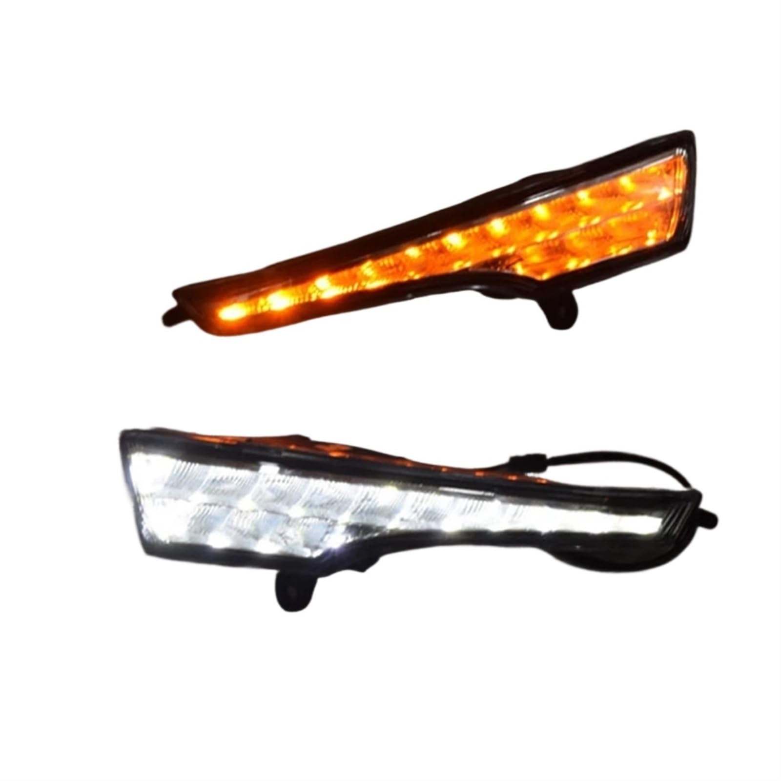 MEIZIYU Car LED DRL Amber White Daytime Running Lights Fit For Nissan Altima 2014-2015 With Turn Signal Lamp światła do jazdy dziennej do samochodów