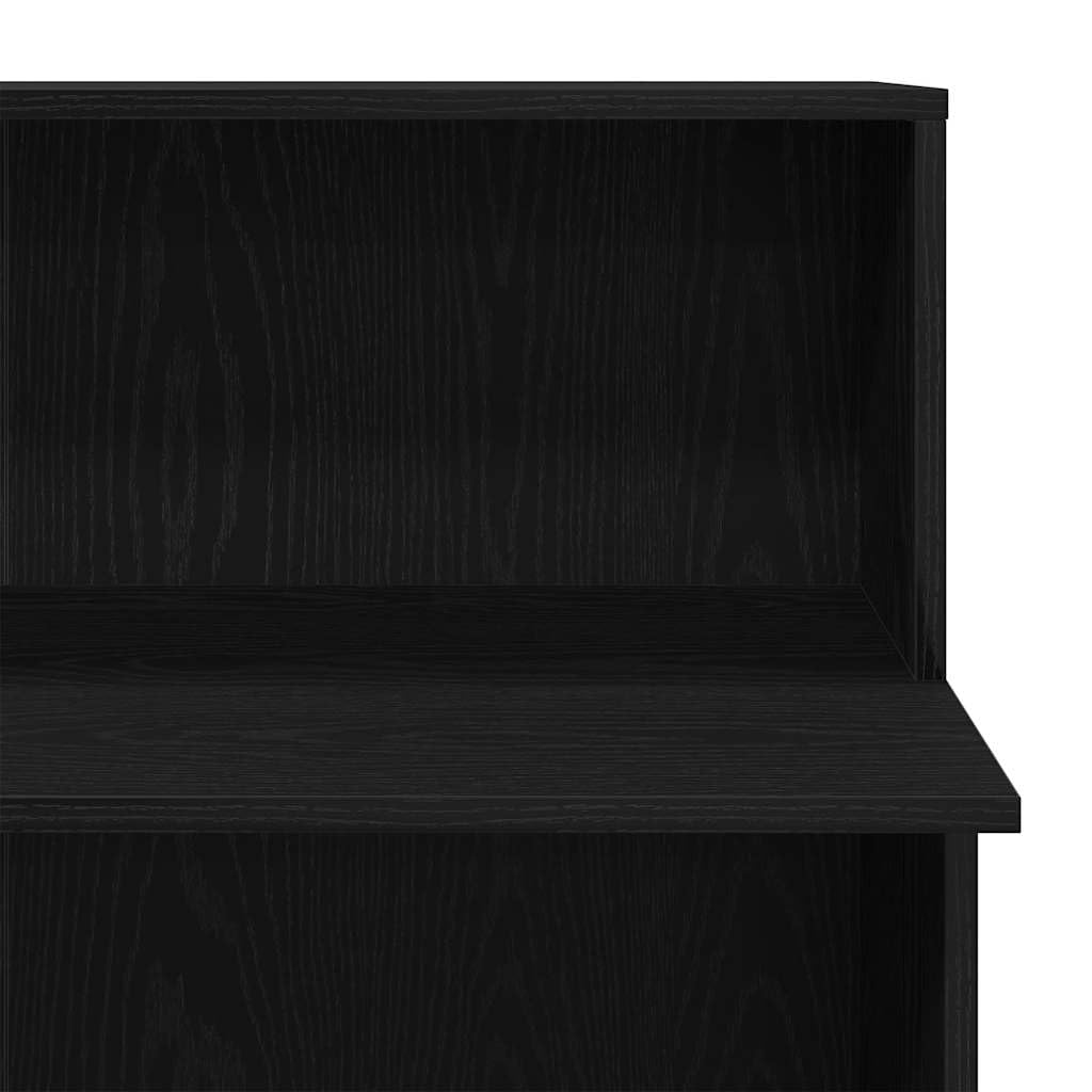 Gecheer Bancone Reception, Funzionale con Piano Integrato e Spazio di Archiviazione, 100x50x103,5 cm, Truciolato, per Uffici Aziendali Hotel Cliniche e Saloni di Bellezza