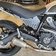 Motorradzubehör Aluminium Side Mid Rahmen Cover Panel Schutzfolie Verkleidung für Scrambler Sixty/Desert Sled/Vollgas/Urban Enduro (Schwarz)