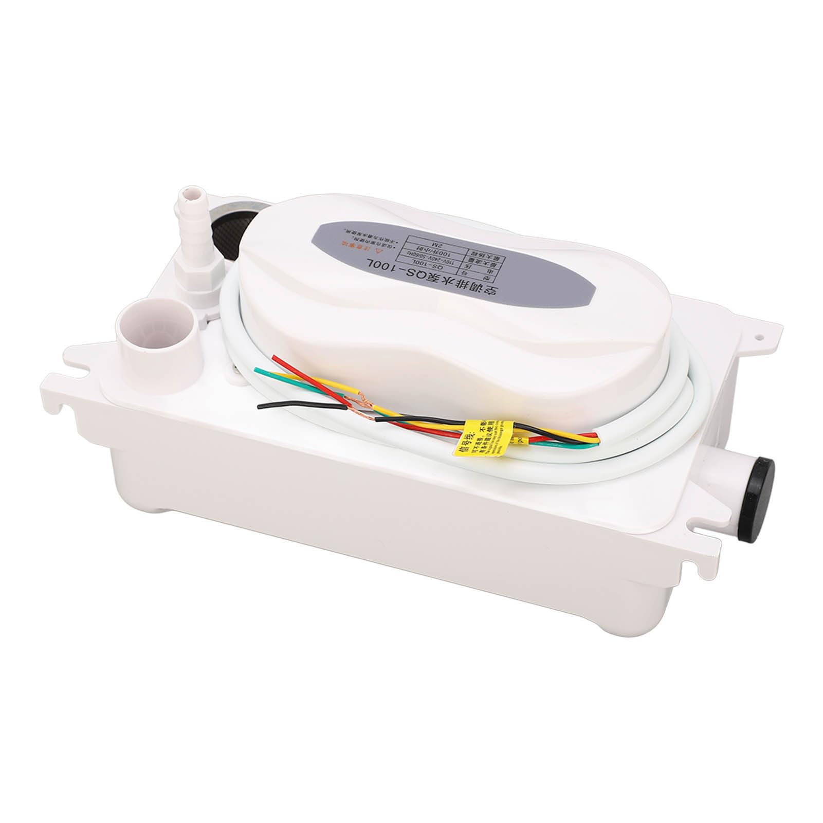 Condensate Removal Pump, Low Noise Operation Air Conditioning Drain Pump Security Switch AC100?240V Maximum 100LH for Shopping Mall