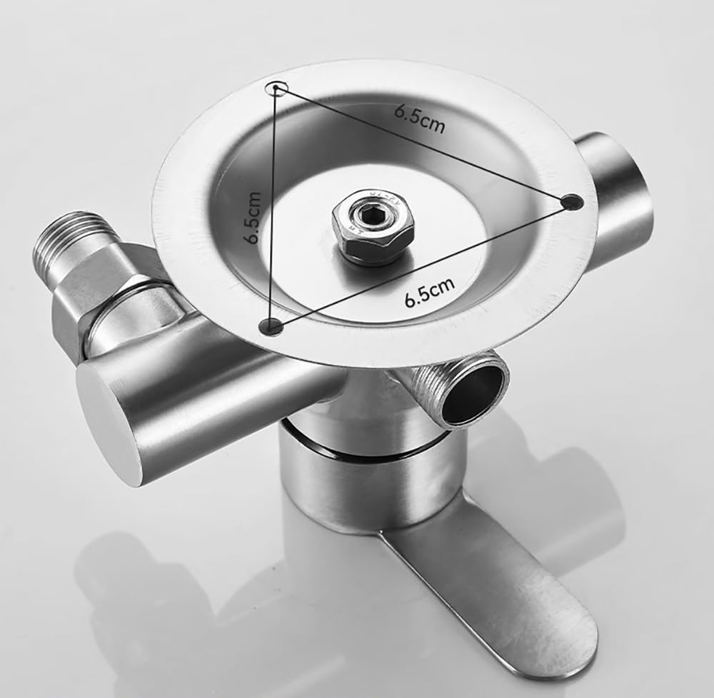 Miscelatore monocomando per doccia, miscelatore per doccia a parete, rubinetto doccia in acciaio inox, valvola di controllo dell'acqua fredda e calda