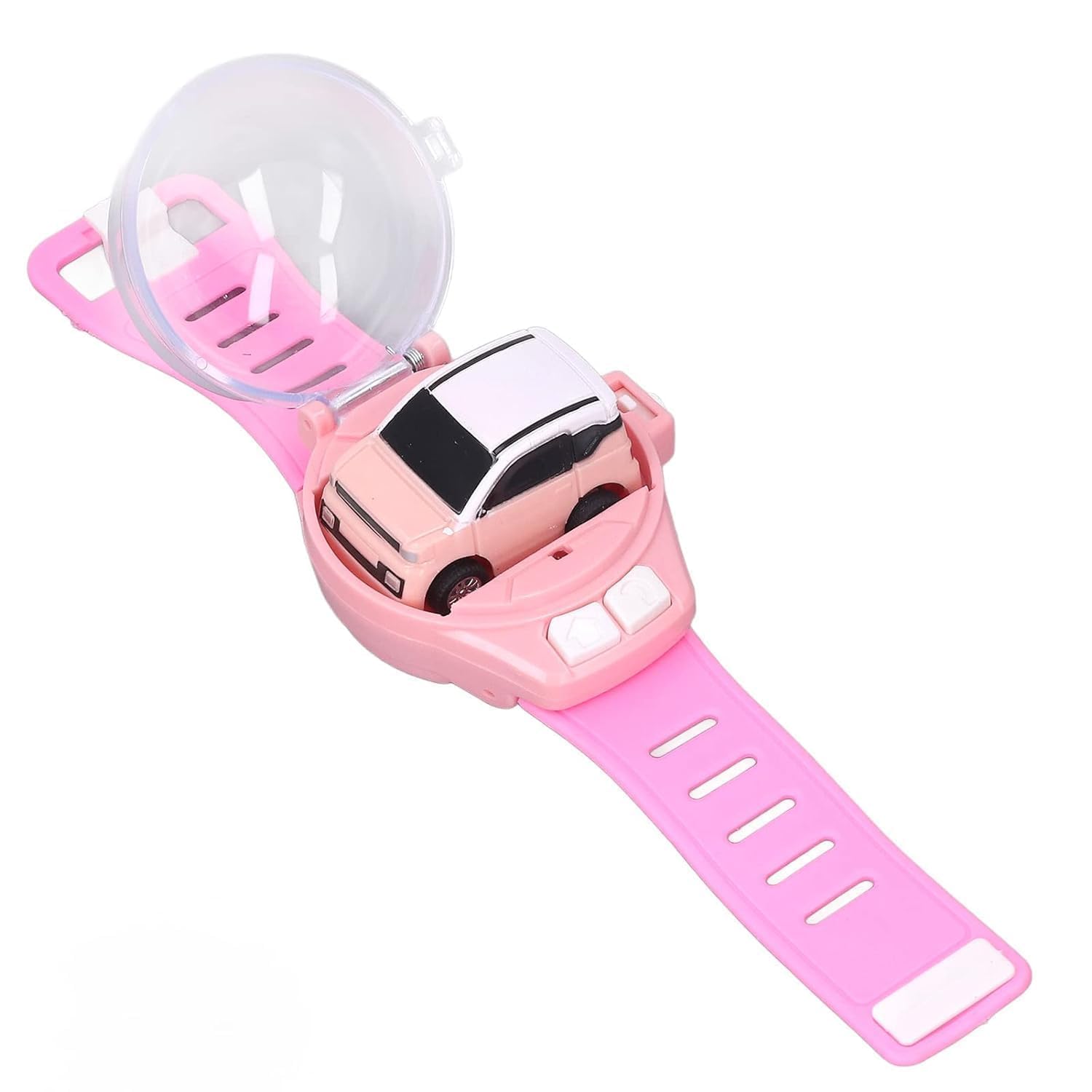 Cable World Mini Remote Control Car Watch Toys, Easy Control Safe 98.4ft Remote Control Distance Cute Wrist Racing Car Watch Silicone Strap with Dust Cover for Outdoor (Buggati Divo Pink) (B0CYGYD4FM) Amazon Price History, Amazon Price Tracker