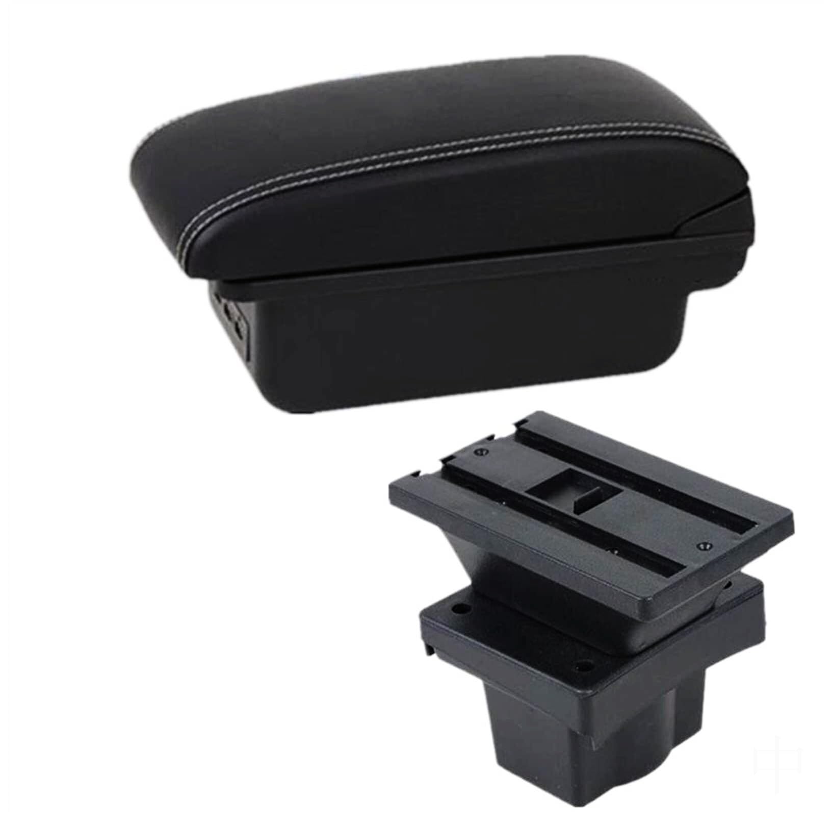 GTDTKGANAK Storage Box For Seat For Arona Central Armrest Storage For Box with USB(B3 3 Usb)