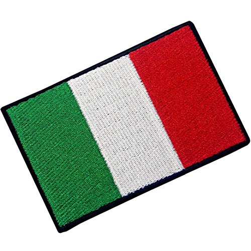 Italy Flag Embroidered Patch Italian Iron On Sew On National Emblem