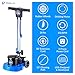 Prolux Core Hard Floor Buffer and Tile Floor Electric Scrubber Machine - 13 inch Home or Office Model