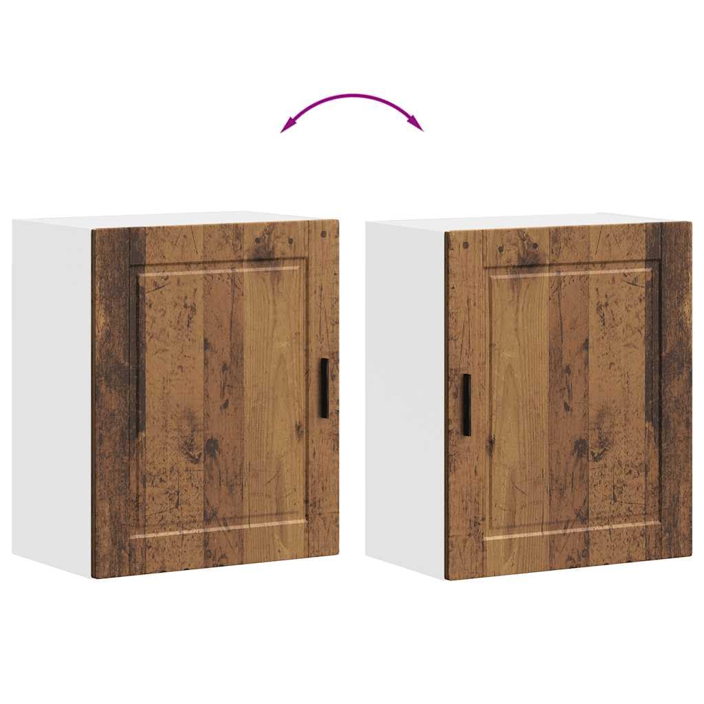 vidaXL Pensile da Cucina Porto Legno Antico in Legno Multistrato