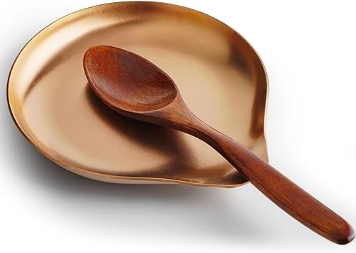 Miniatura 8 de Soporte de cuchara de acero inoxidable, soporte para cucharón de espátula, soporte para cuchara de utensilios de acero inoxidable, acabado 1.#Oro