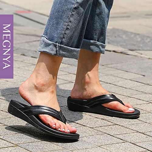 MEGNYA Orthopedic Arch Support Walking Sandals for Flat Feet and Plantar Fasciitis