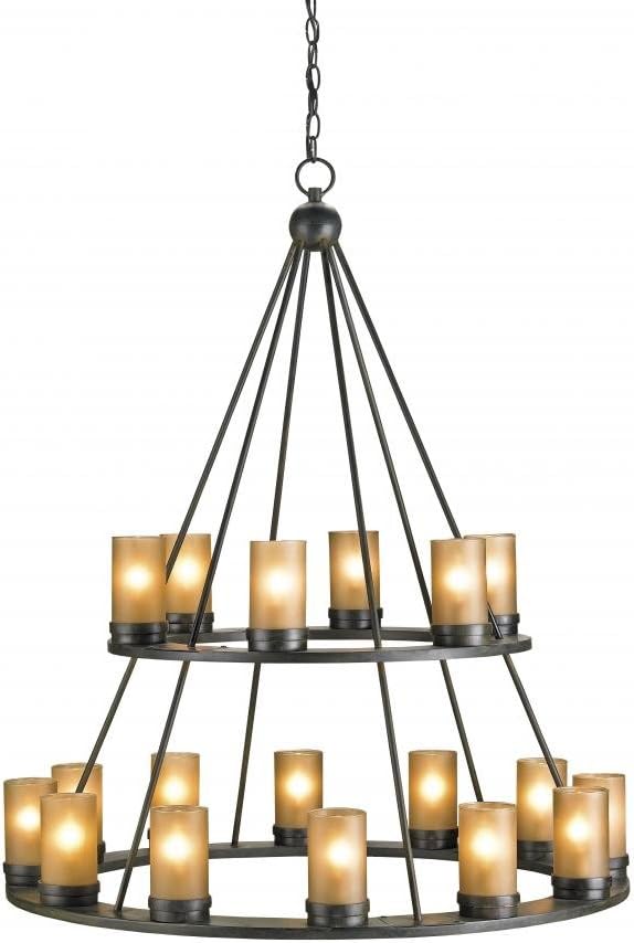 Currey-Black Candle Chandelier-9077