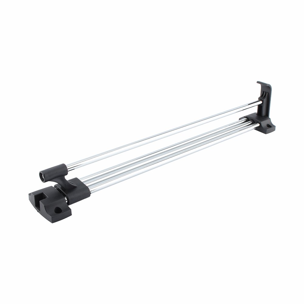 Raguso 40cm Heavy Duty Wardrobe clothes rail , Wardrobe Chrome Pull Out Retractable Wardrobe Clothes Hanger Rail Towel Coat Racks Closet Rod