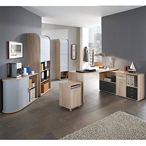 FMD Möbel Büromöbel Set TRAVAILLO115 | In Eiche - 4251016340512 FMD Möbel Büromöbel Set TRAVAILLO115 | In Eiche