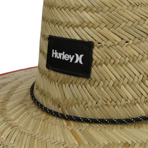 Image of Hurley Men's Straw Hat - Bayside Lifeguard Straw Sun Hat