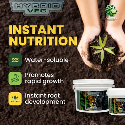 Fertilizante líquido concentrado GreenGro Hybrid Veg 6lb miniatura 3