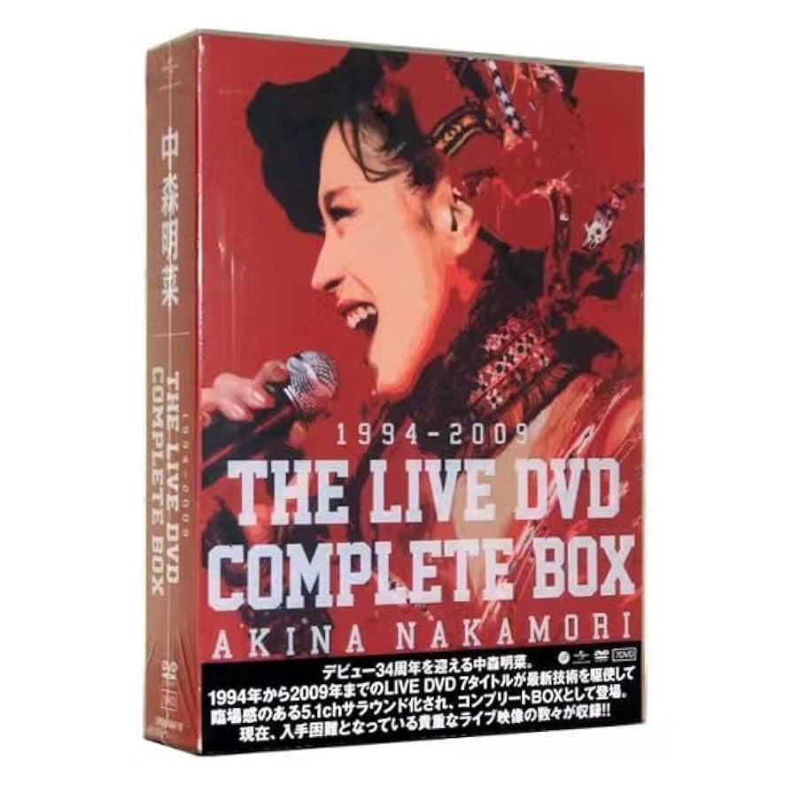 【新品未開封】中森明菜 THE LIVE DVD COMPLETE BOX Amazon.co.jp: 中森明菜 THE LIVE DVD COMPLETE BOX : 中森明菜