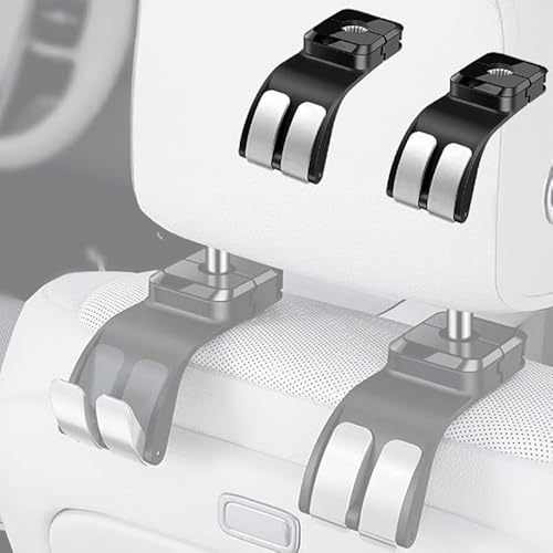 H-Quenby 2 Pack Car Back Seat Headrest Hooks for Toyota Avalon 2019-2022, Bling Rhinestones Crystal Hooks for Purse Coats Umbrellas Grocery Bags Handbag Car Decorations