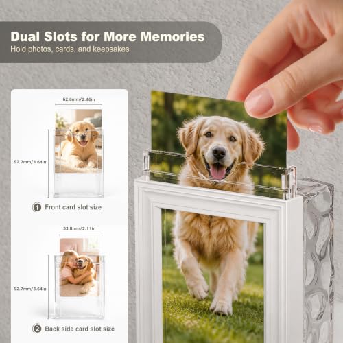 JandCase 10-Color Dimmable Plug-In Photo Frame Night Light - image 3
