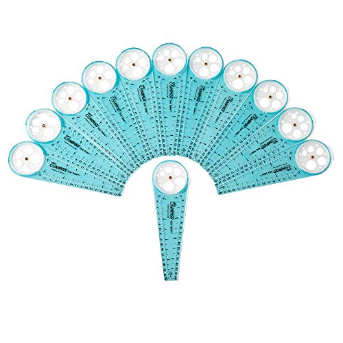 Hand2Mind 75675 Safe-T Math Compass, 10 Inch Blue Compass thumb #4