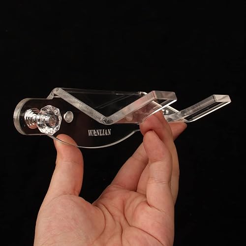 Miniatura 9 de WANLIAN Soporte de pared para guitarra, acrílico, acrílico, montaje en pared, para ukelele, pantalla de pared y almacenamiento (transparente)