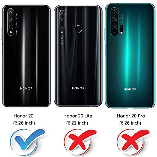 COODIO Custodia per Honor 20, Custodia in Pelle